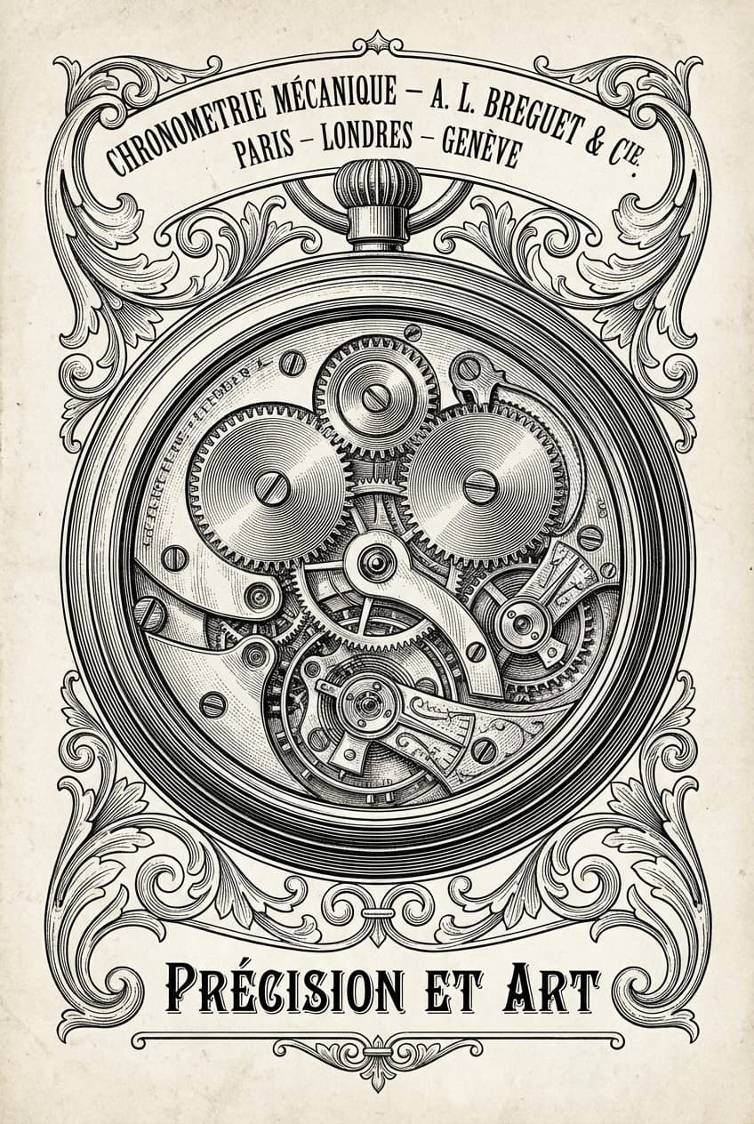 Engraving Technical Style Fine